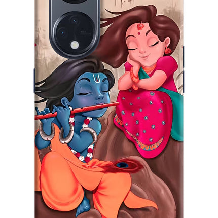 Radhe Krishna Oppo Reno8 T 5G Hard Case Back Cover by Casekaro