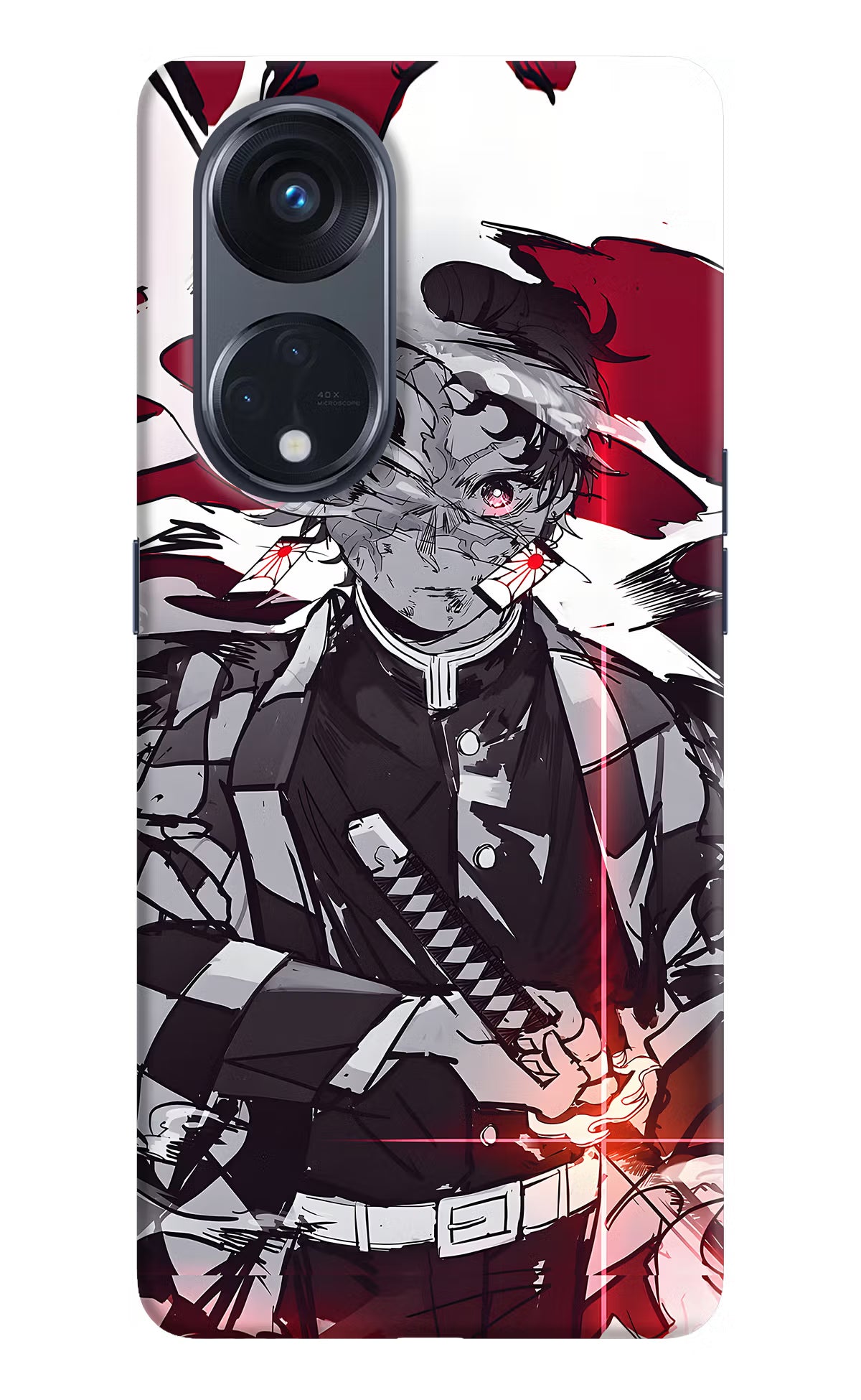 Demon Slayer Oppo Reno8 T 5G Hard Case Back Cover by Casekaro