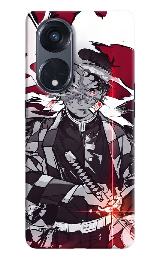Demon Slayer Oppo Reno8 T 5G Hard Case Back Cover by Casekaro