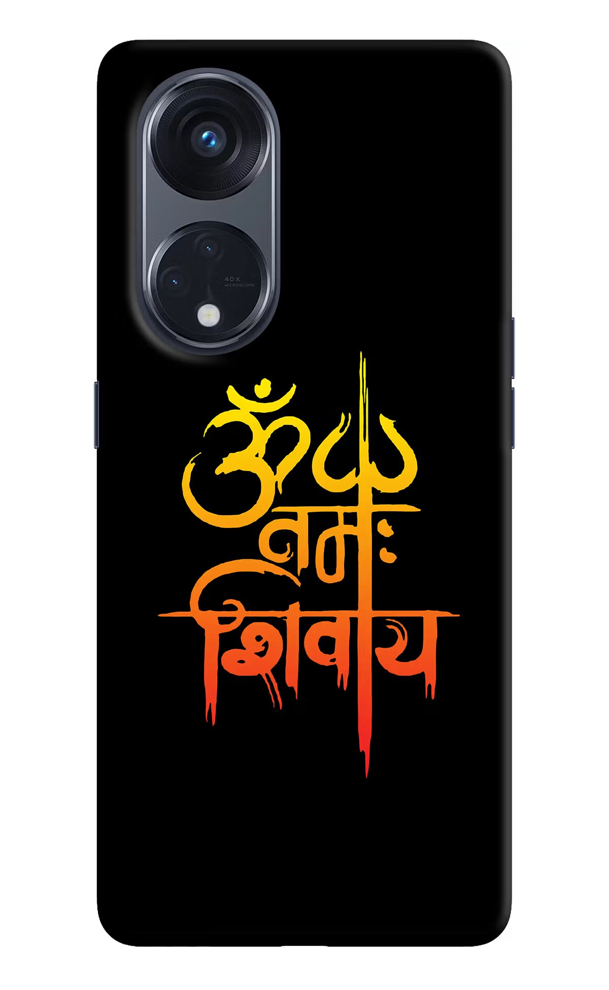 Om Namah Shivay Oppo Reno8 T 5G Hard Case Back Cover by Casekaro