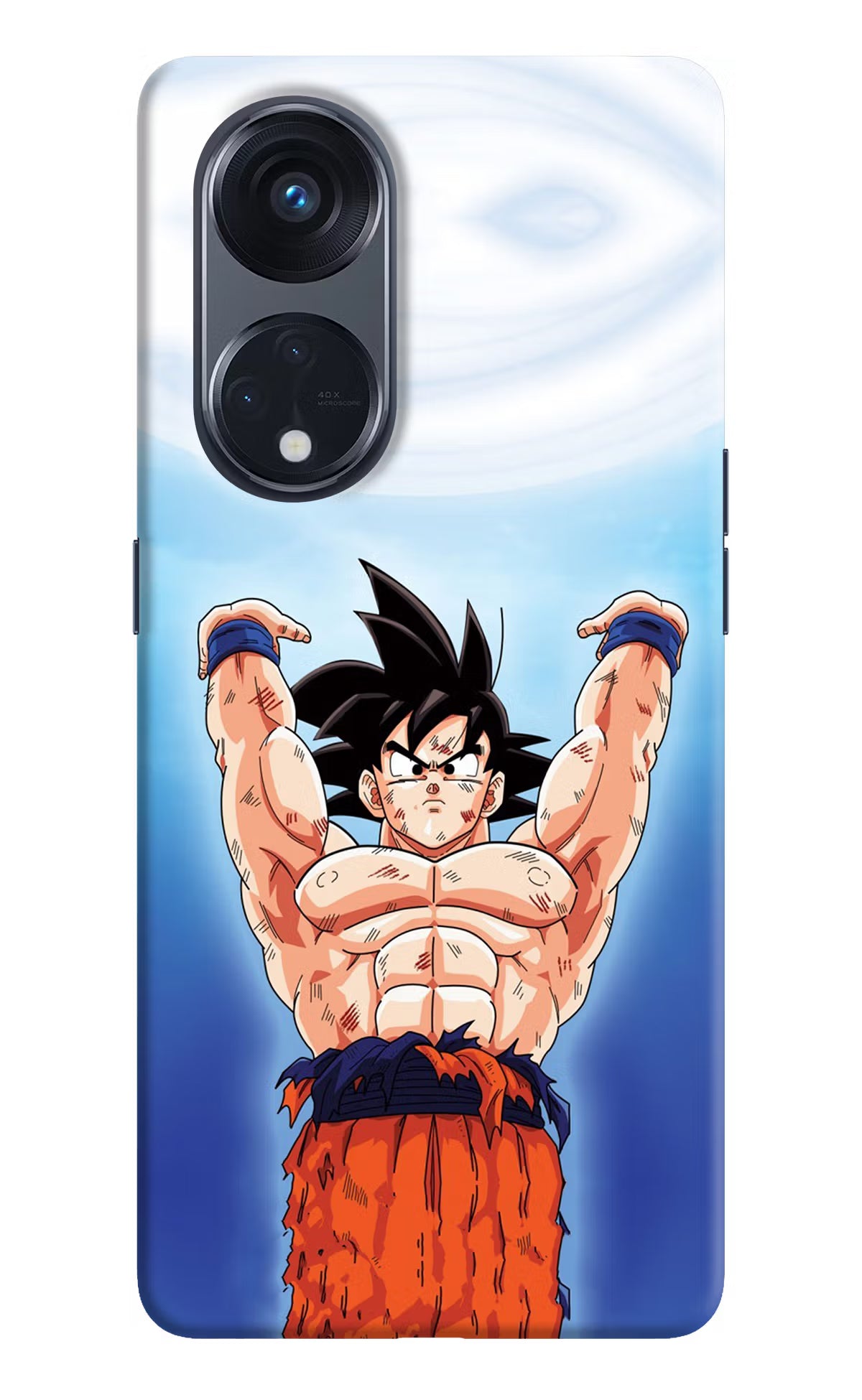 Goku Power Oppo Reno8 T 5G Hard Case Back Cover by Casekaro