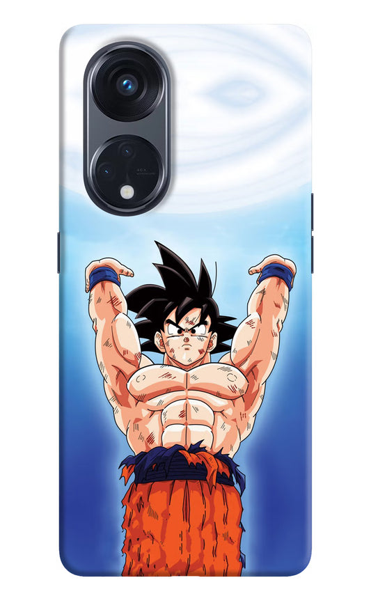 Goku Power Oppo Reno8 T 5G Hard Case Back Cover by Casekaro