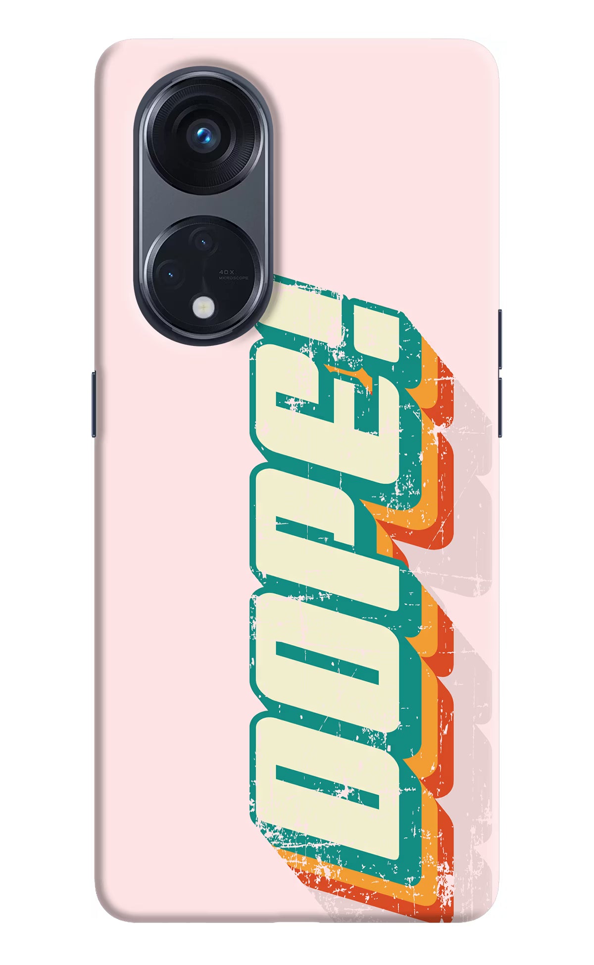 Dope Oppo Reno8 T 5G Hard Case Back Cover by Casekaro