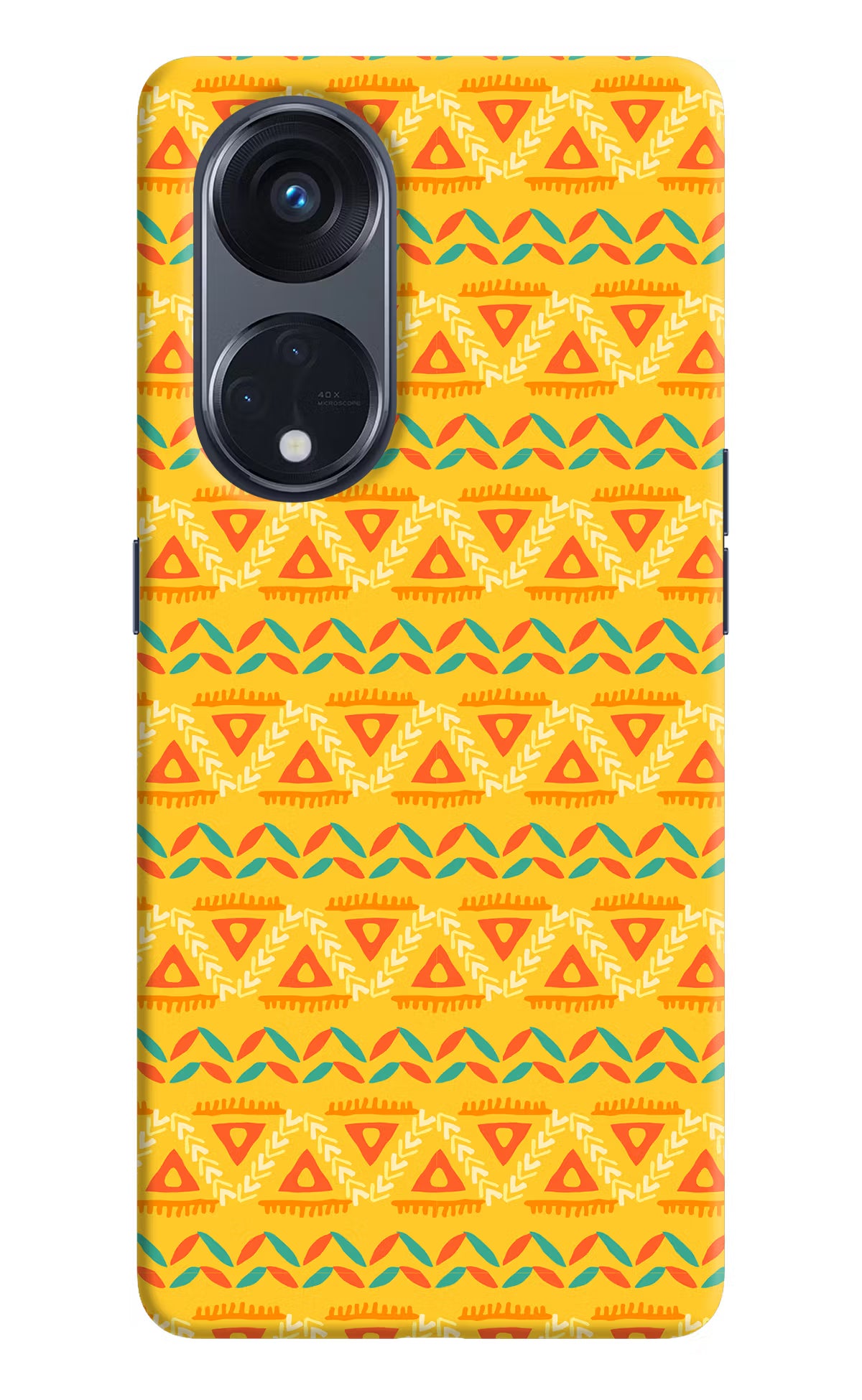 Tribal Pattern Oppo Reno8 T 5G Hard Case Back Cover by Casekaro