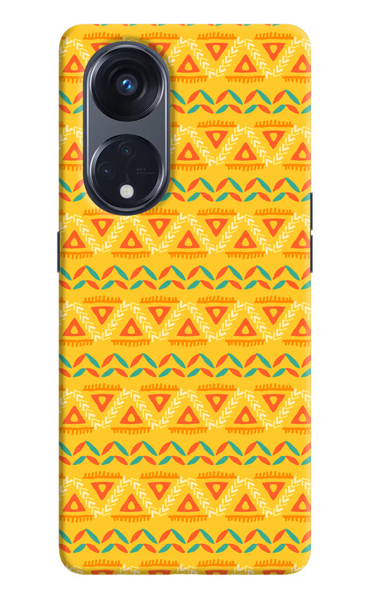 Tribal Pattern Oppo Reno8 T 5G Hard Case Back Cover by Casekaro