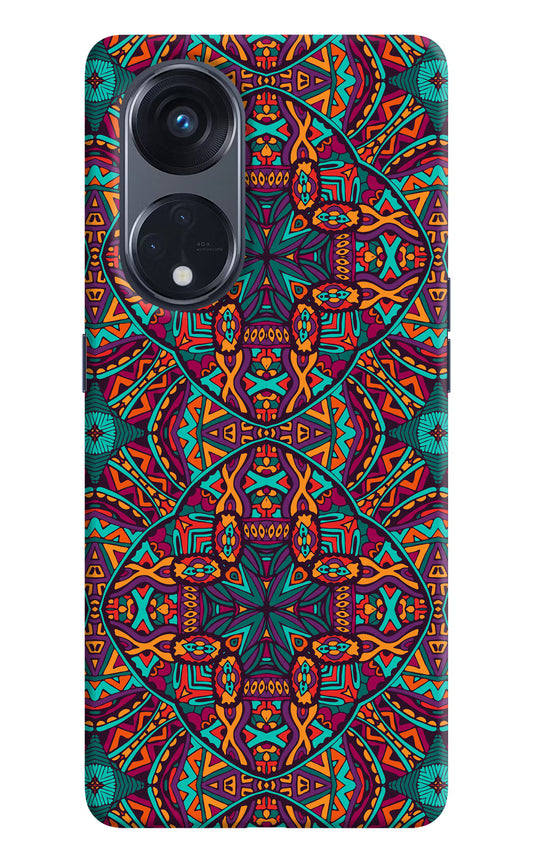 Colour Mandala Oppo Reno8 T 5G Hard Case Back Cover by Casekaro
