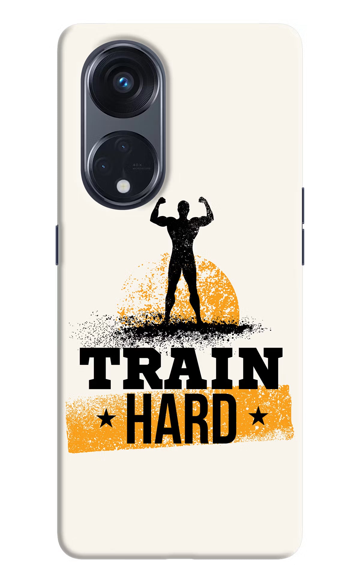 Train Hard Oppo Reno8 T 5G Hard Case Back Cover by Casekaro