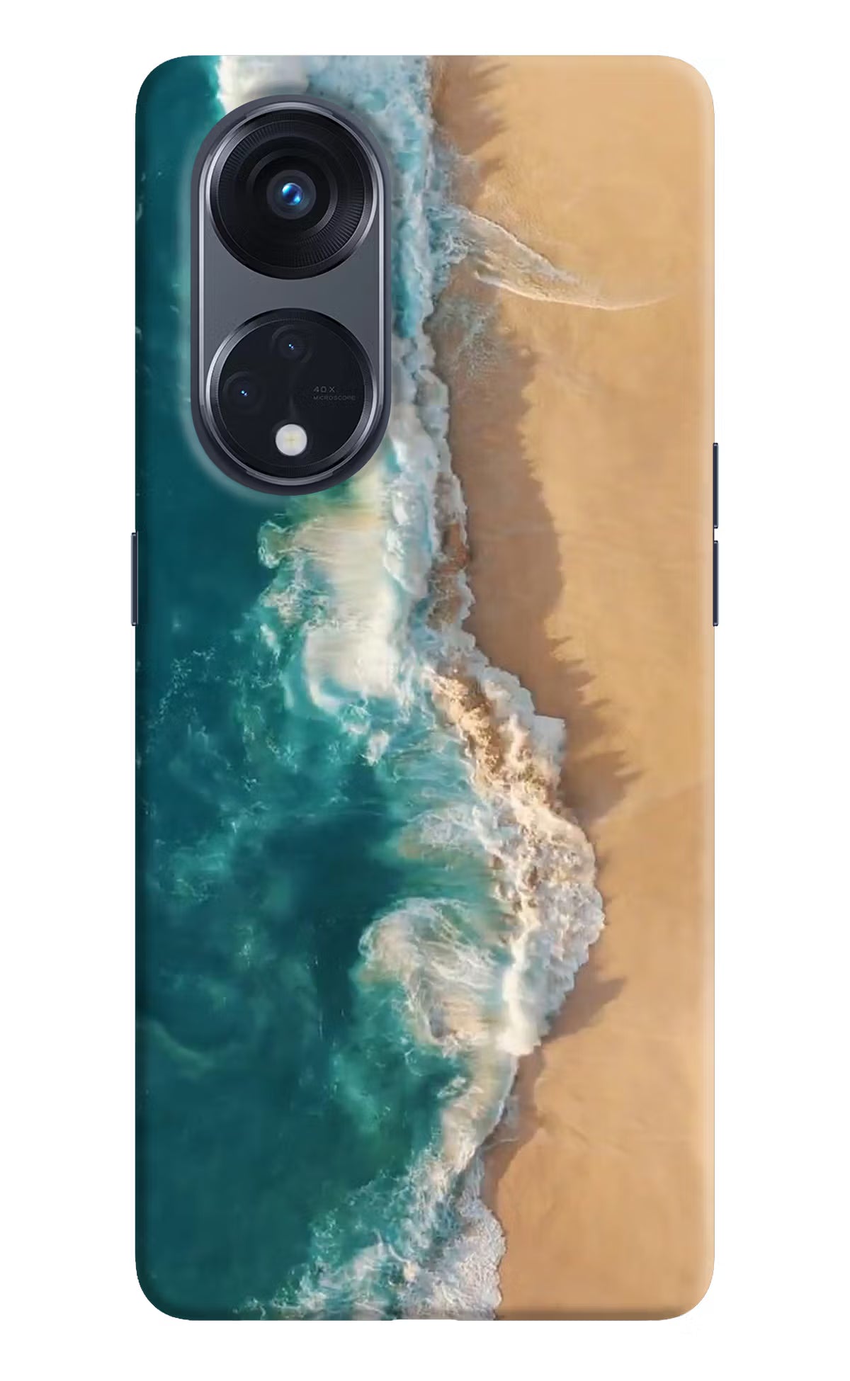 Ocean Beach Oppo Reno8 T 5G Hard Case Back Cover by Casekaro