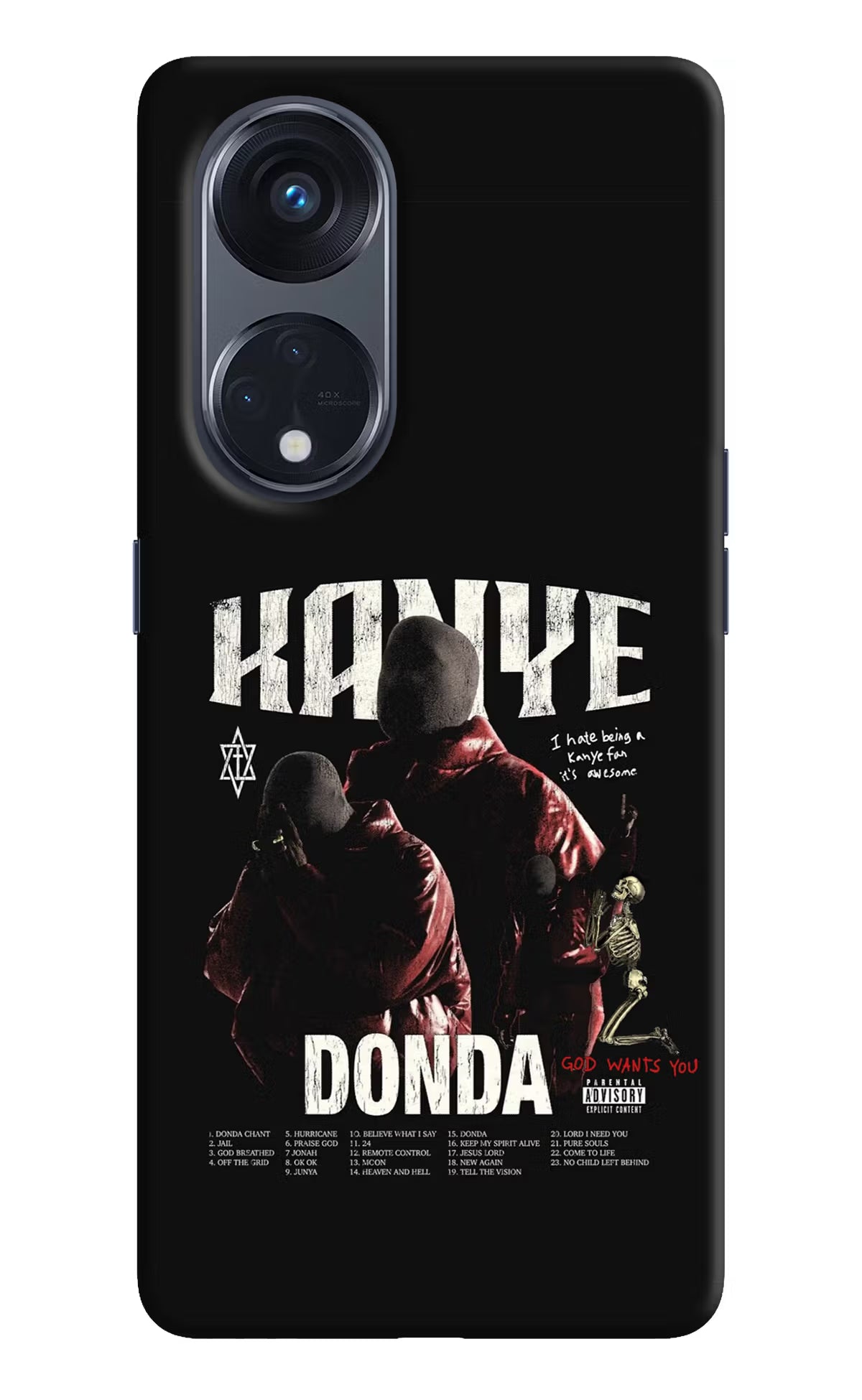 Donda Kanye West Oppo Reno8 T 5G Hard Case Back Cover by Casekaro