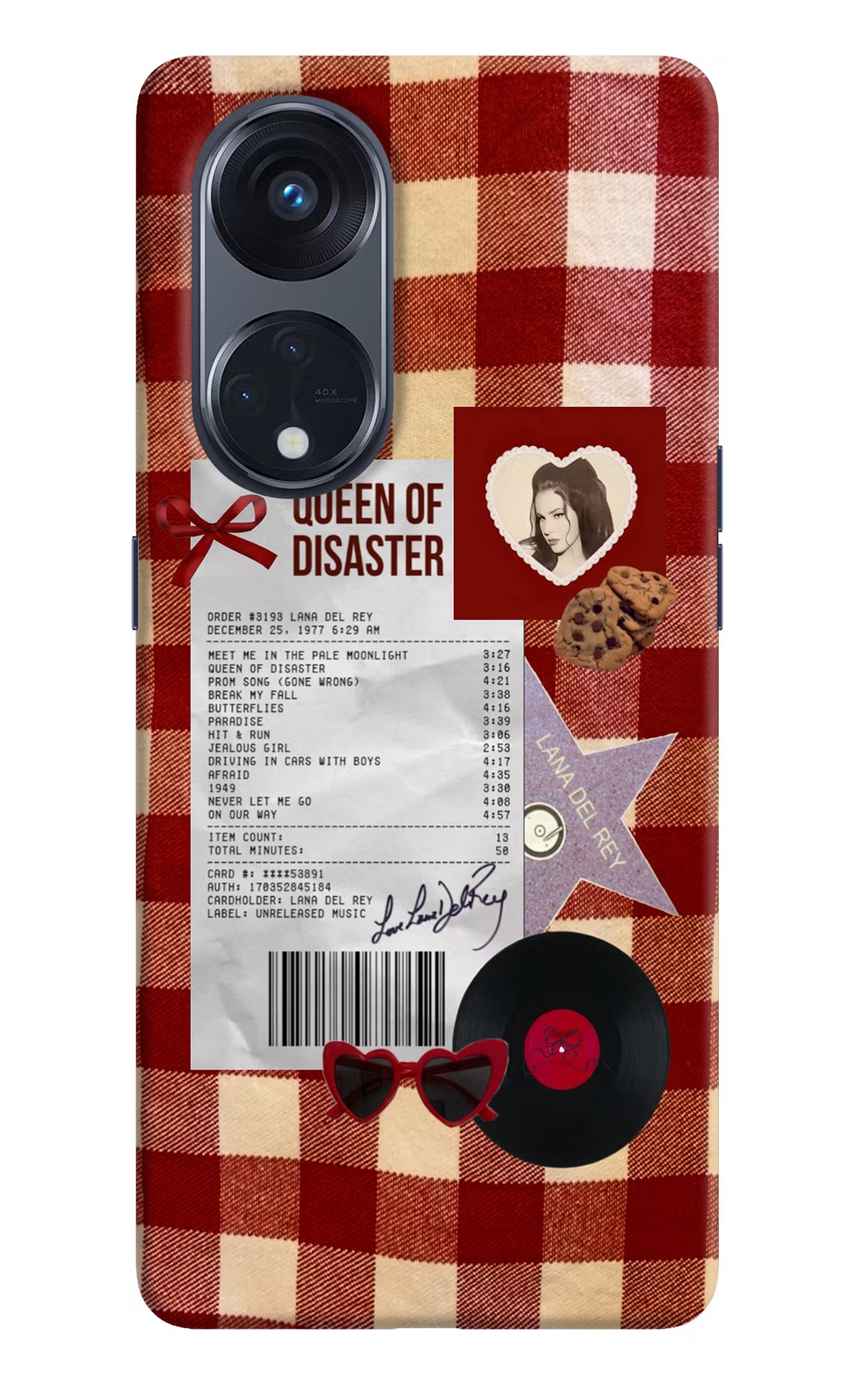 Queen of Disaster Oppo Reno8 T 5G Hard Case Back Cover by Casekaro
