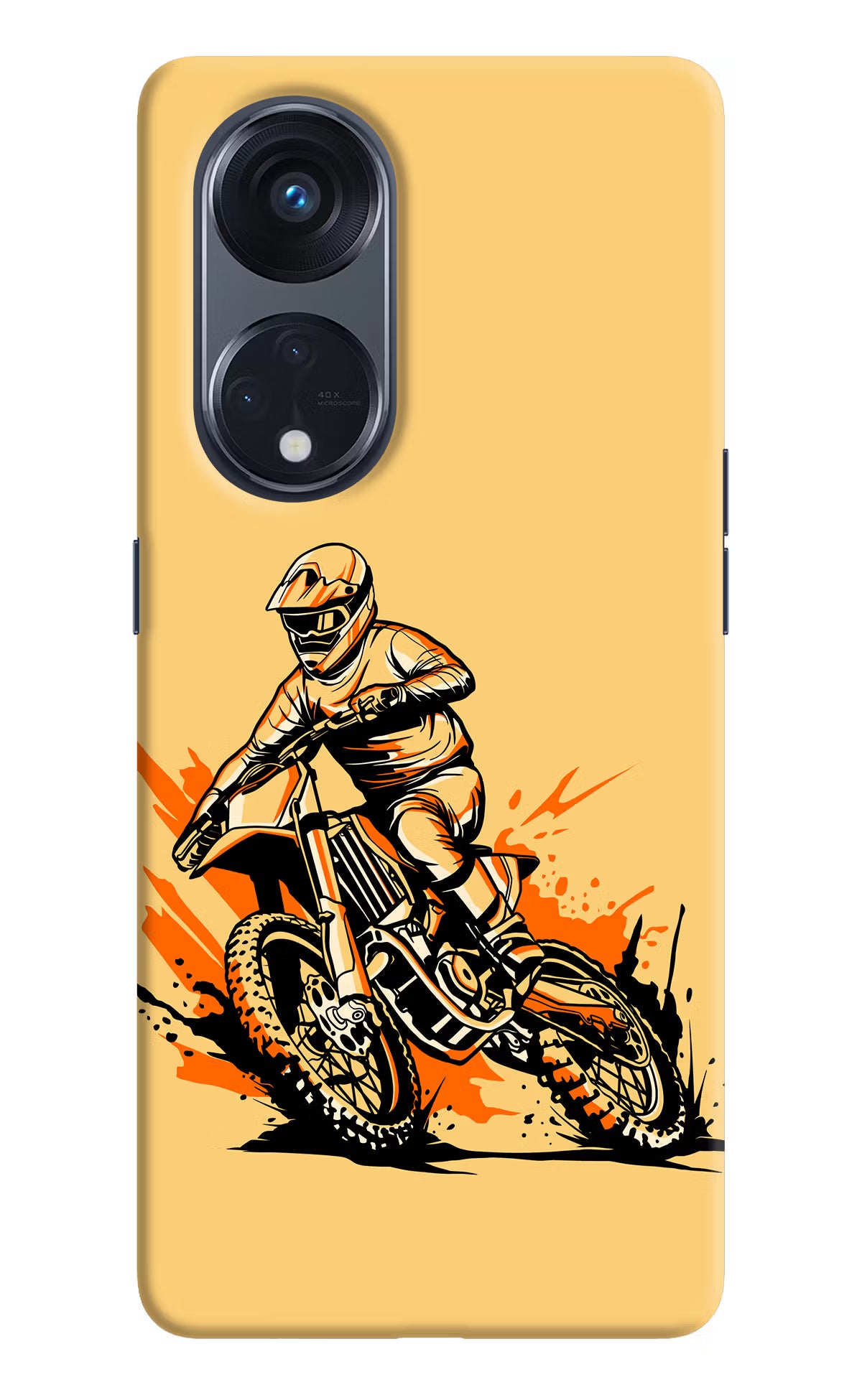 Off-Road Fury Oppo Reno8 T 5G Hard Case Back Cover by Casekaro