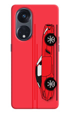 Red Velocity Oppo Reno8 T 5G Hard Case Back Cover by Casekaro