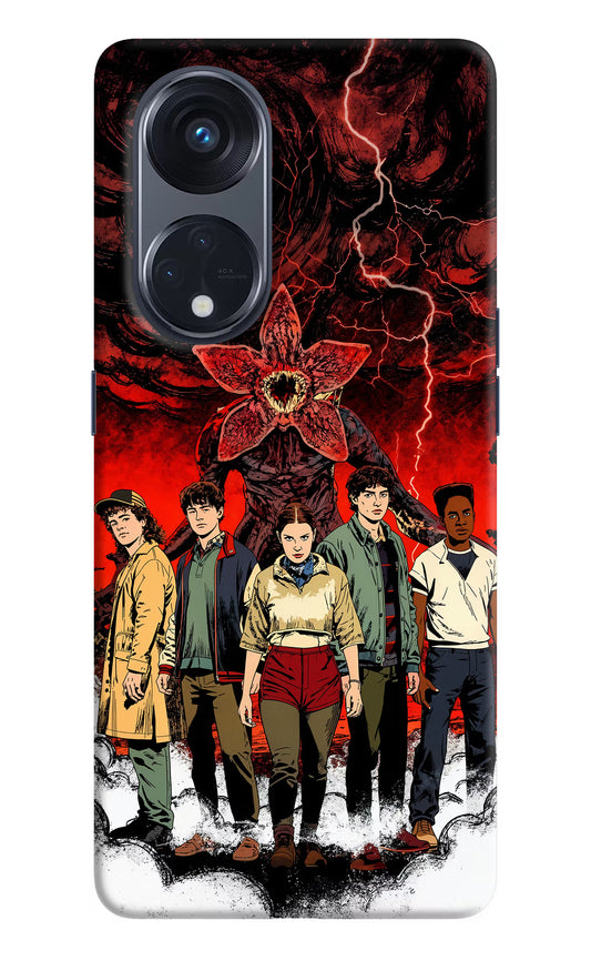 Ordinary Things Characters Oppo Reno8 T 5G Hard Case Back Cover by Casekaro