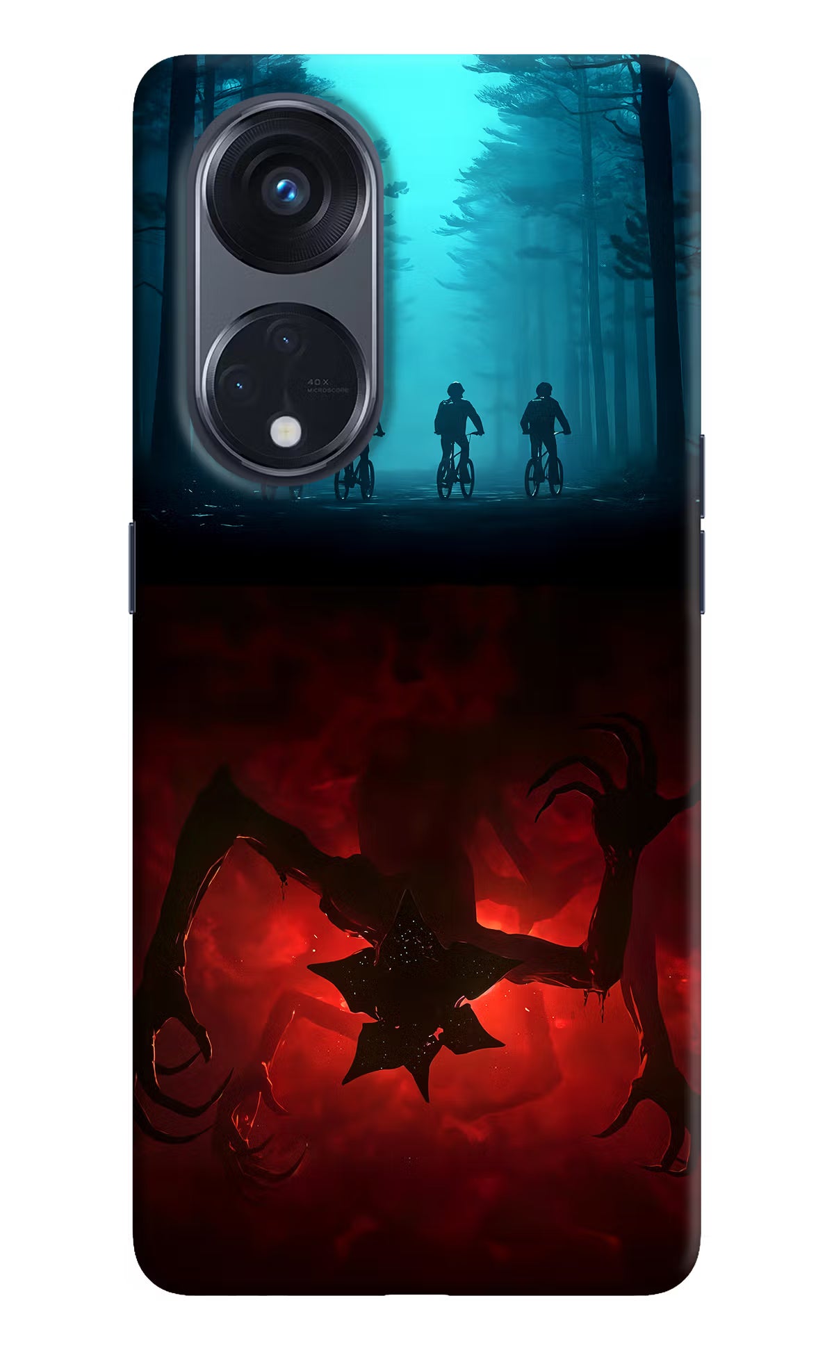 Ordinary Things Downside Up Oppo Reno8 T 5G Hard Case Back Cover by Casekaro