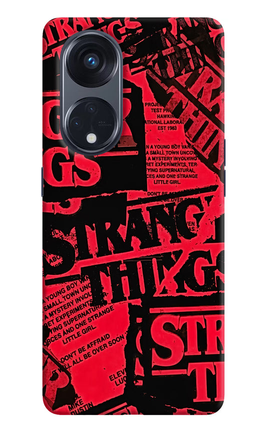 Ordinary Things Oppo Reno8 T 5G Hard Case Back Cover by Casekaro