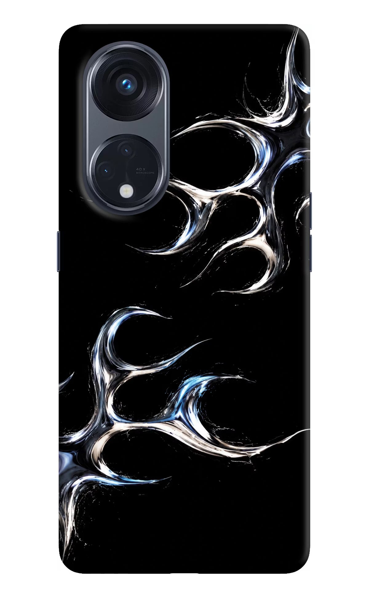 Chrome Tribal Oppo Reno8 T 5G Hard Case Back Cover by Casekaro