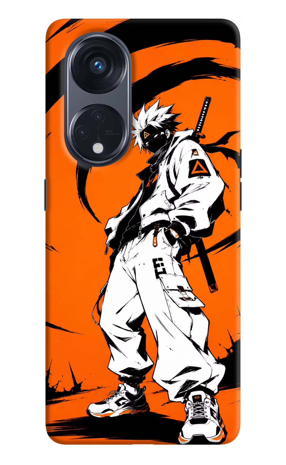Street Samurai  Oppo Reno8 T 5G Hard Case Back Cover by Casekaro