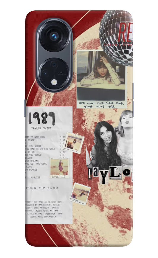 Taylor Swift Oppo Reno8 T 5G Back Cover