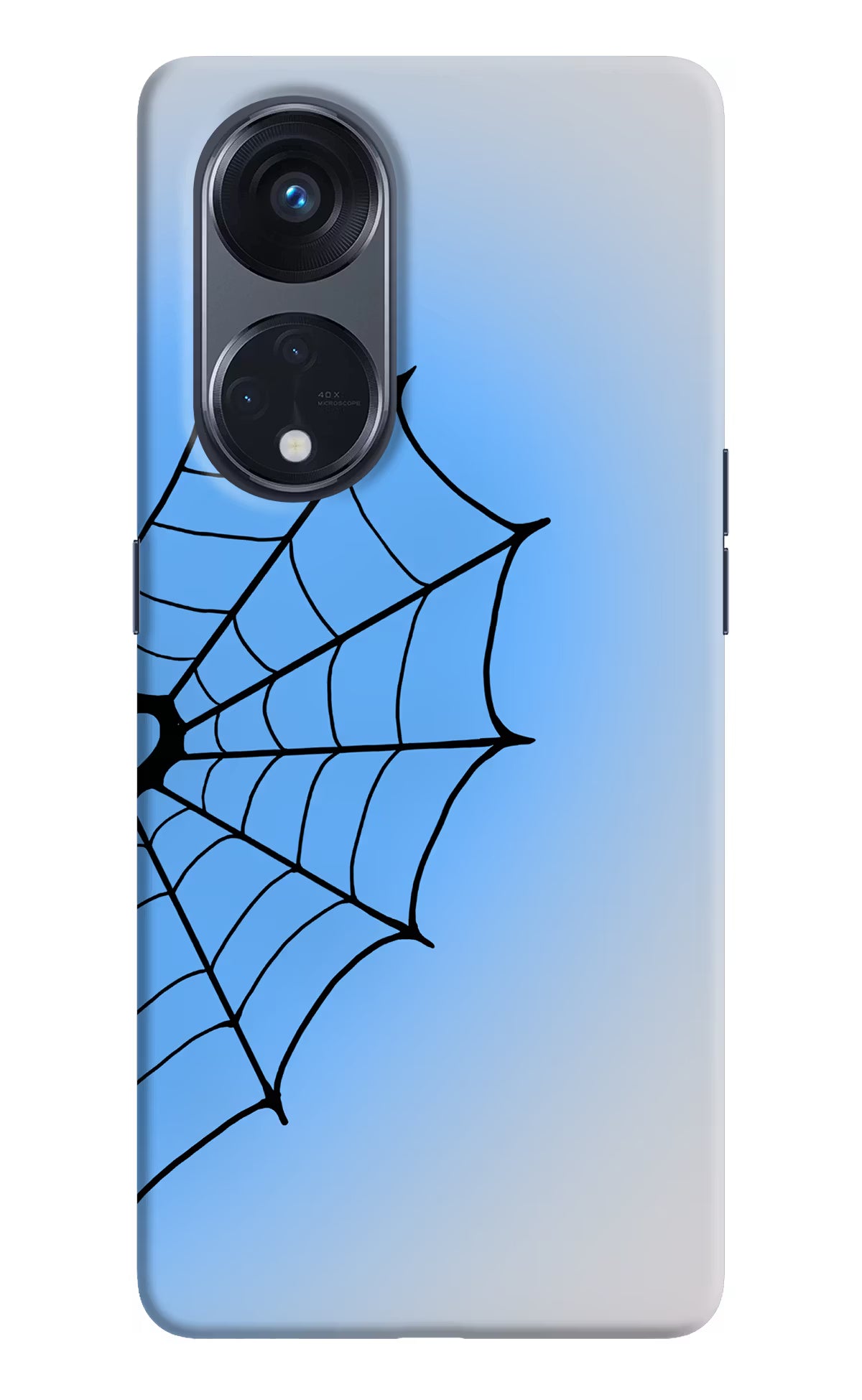 Blue Web Oppo Reno8 T 5G Back Cover