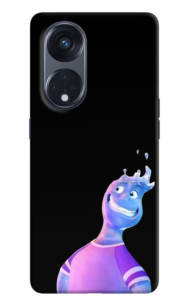 Wade Wave Oppo Reno8 T 5G Hard Case Back Cover by Casekaro