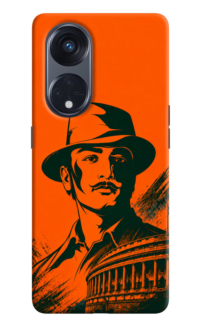 Bhagat Singh Legacy Oppo Reno8 T 5G Hard Case Back Cover by Casekaro