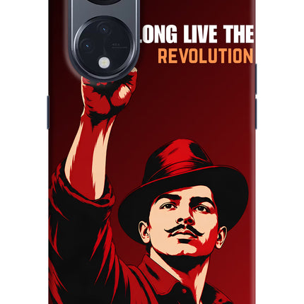 Bhagat Singh Revolution Oppo Reno8 T 5G Hard Case Back Cover by Casekaro