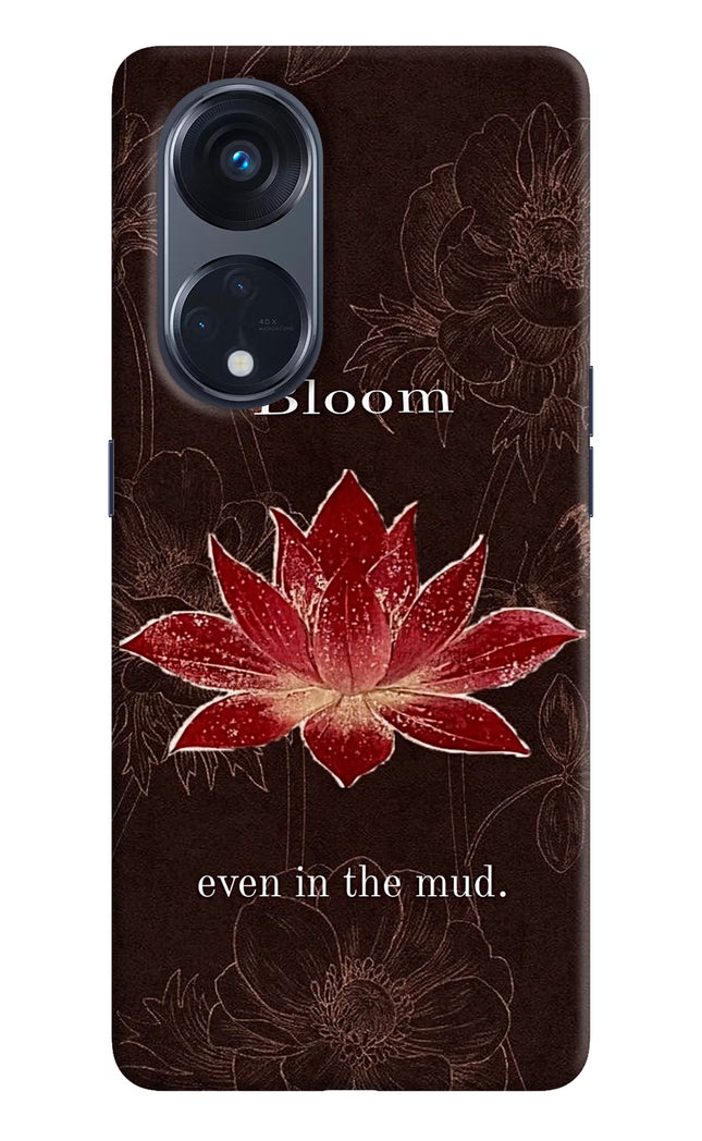 Bloom Oppo Reno8 T 5G Hard Case Back Cover by Casekaro