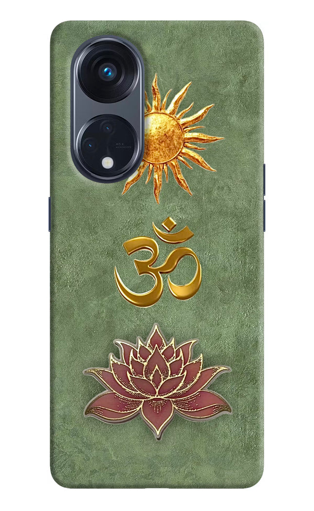 Om & Lotus Oppo Reno8 T 5G Back Cover