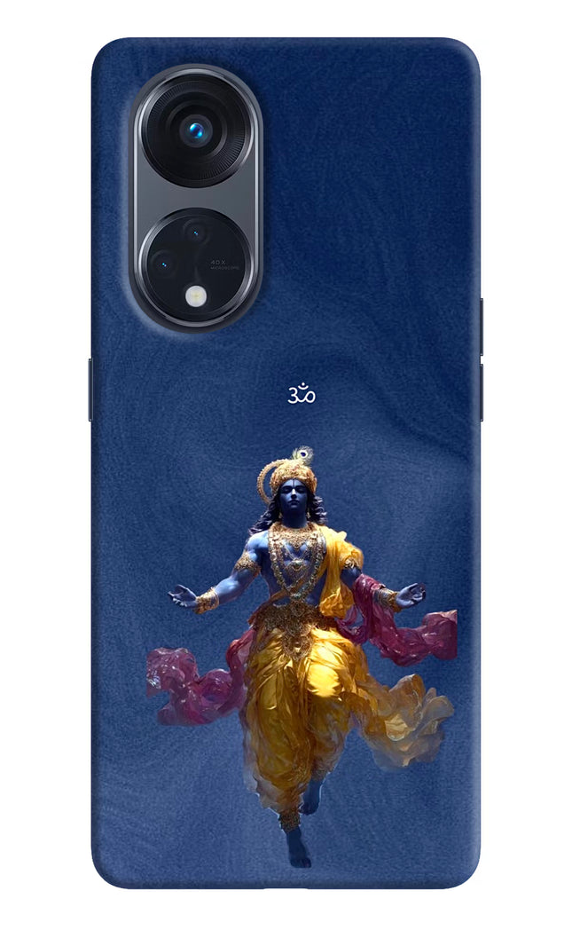 Cosmic Krishna Oppo Reno8 T 5G Hard Case Back Cover by Casekaro