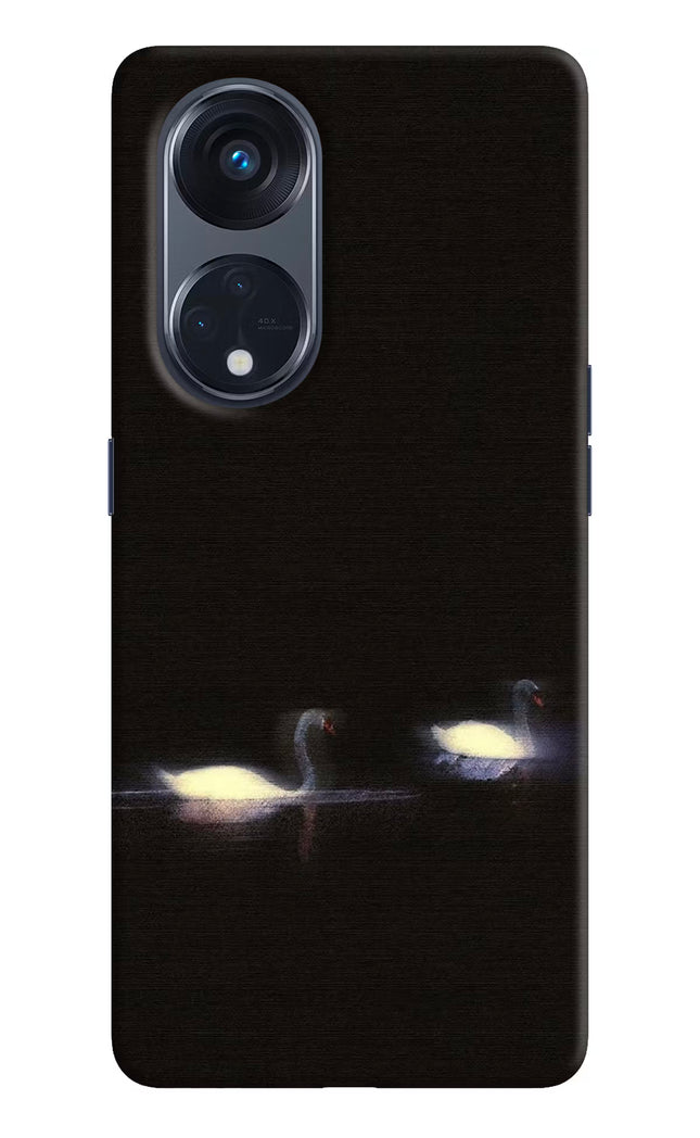 Silent Swans Oppo Reno8 T 5G Hard Case Back Cover by Casekaro