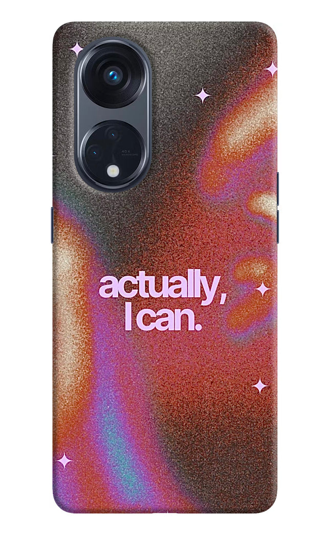 Pink Aura Oppo Reno8 T 5G Hard Case Back Cover by Casekaro