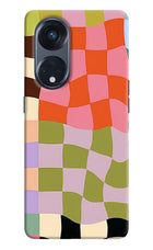 Wavy Grid Oppo Reno8 T 5G Back Cover