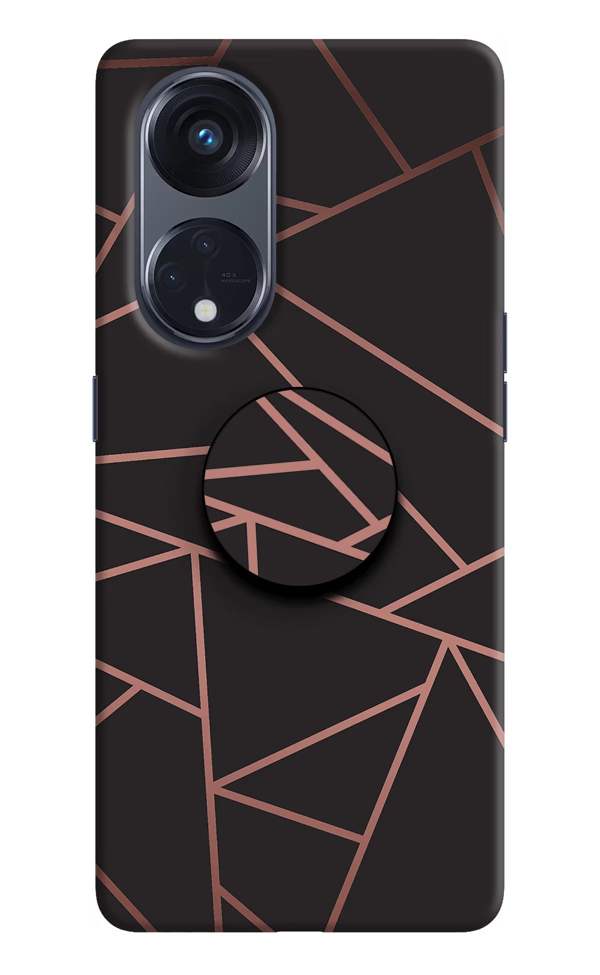 Geometric Pattern Oppo Reno8 T 5G Pop Case by Casekaro
