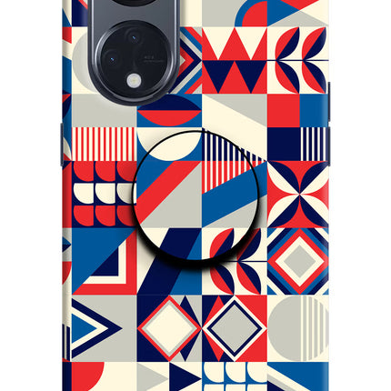 Colorful Pattern Oppo Reno8 T 5G Pop Case by Casekaro