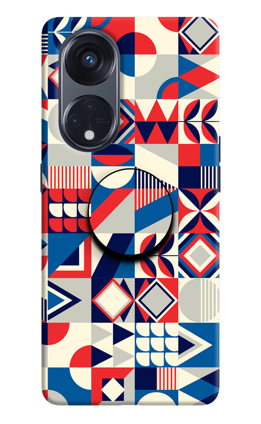 Colorful Pattern Oppo Reno8 T 5G Pop Case by Casekaro