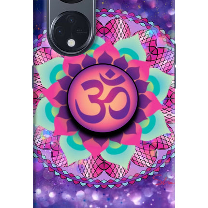 Om Purple Oppo Reno8 T 5G Pop Case by Casekaro