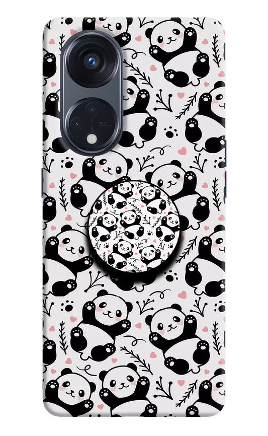 Cute Panda Oppo Reno8 T 5G Pop Case by Casekaro
