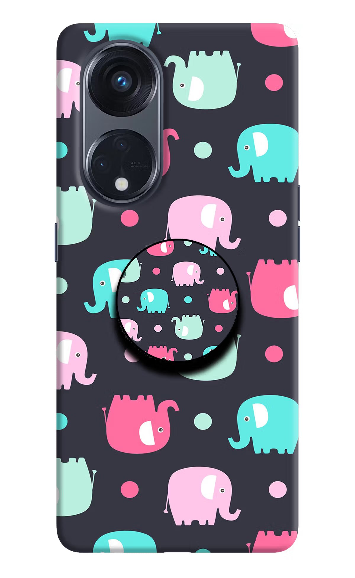 Baby Elephants Oppo Reno8 T 5G Pop Case by Casekaro