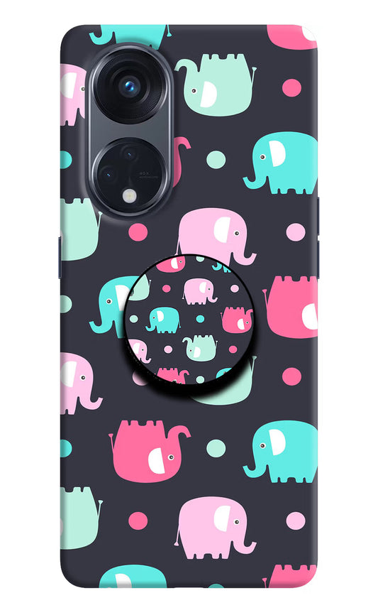 Baby Elephants Oppo Reno8 T 5G Pop Case by Casekaro