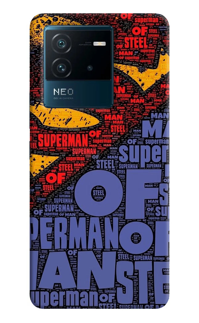 Superman IQOO Neo 6 5G Hard Case Back Cover by Casekaro