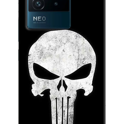 Punisher Skull IQOO Neo 6 5G Hard Case Back Cover by Casekaro