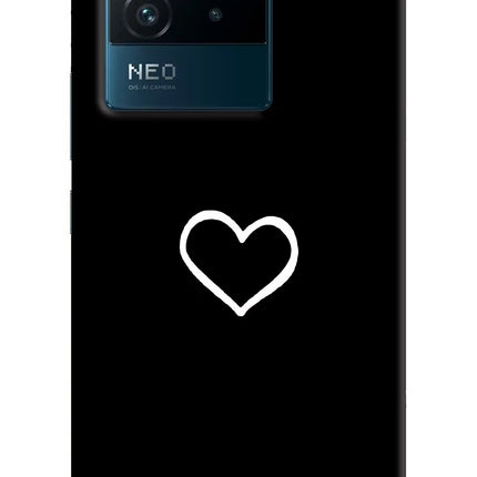 Heart IQOO Neo 6 5G Hard Case Back Cover by Casekaro