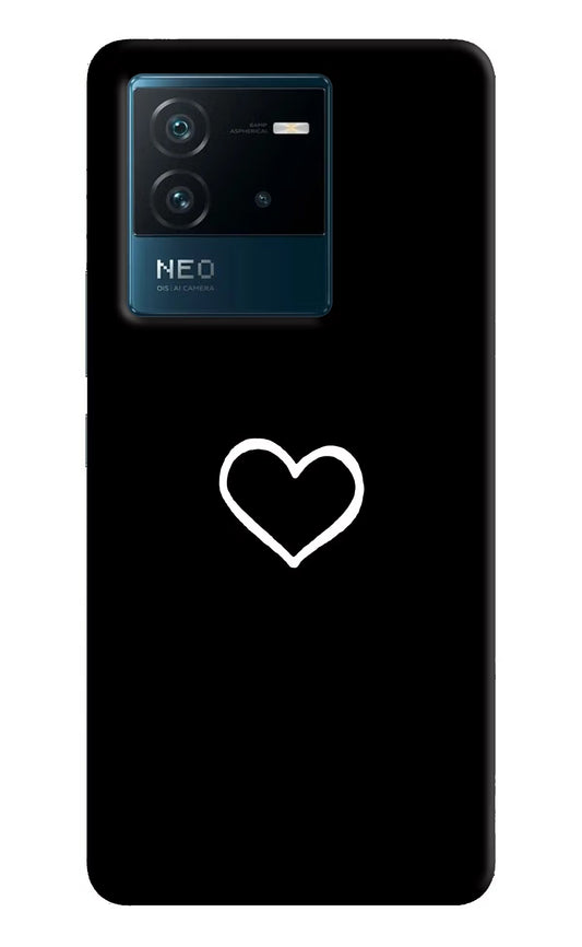 Heart IQOO Neo 6 5G Hard Case Back Cover by Casekaro