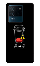 Coffee IQOO Neo 6 5G Hard Case Back Cover by Casekaro