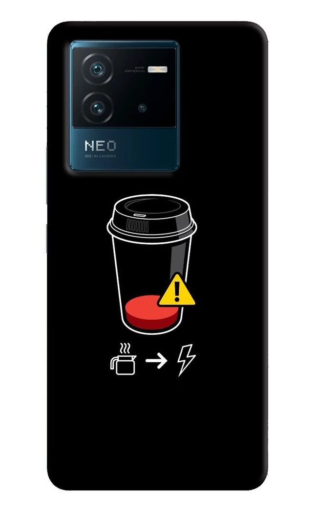 Coffee IQOO Neo 6 5G Hard Case Back Cover by Casekaro