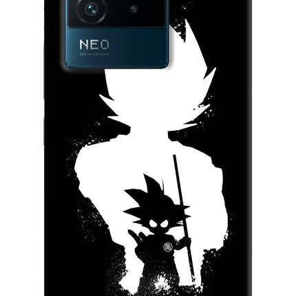 Goku Shadow IQOO Neo 6 5G Hard Case Back Cover by Casekaro