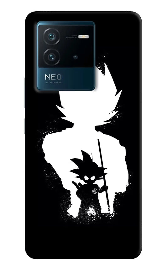 Goku Shadow IQOO Neo 6 5G Hard Case Back Cover by Casekaro