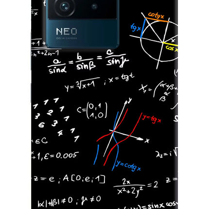 Mathematics Formula IQOO Neo 6 5G Hard Case Back Cover by Casekaro