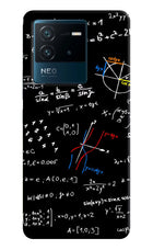 Mathematics Formula IQOO Neo 6 5G Hard Case Back Cover by Casekaro