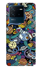 Space Abstract IQOO Neo 6 5G Hard Case Back Cover by Casekaro